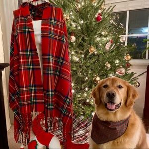 Mud Pie Ava Tartan Scarf Wrap